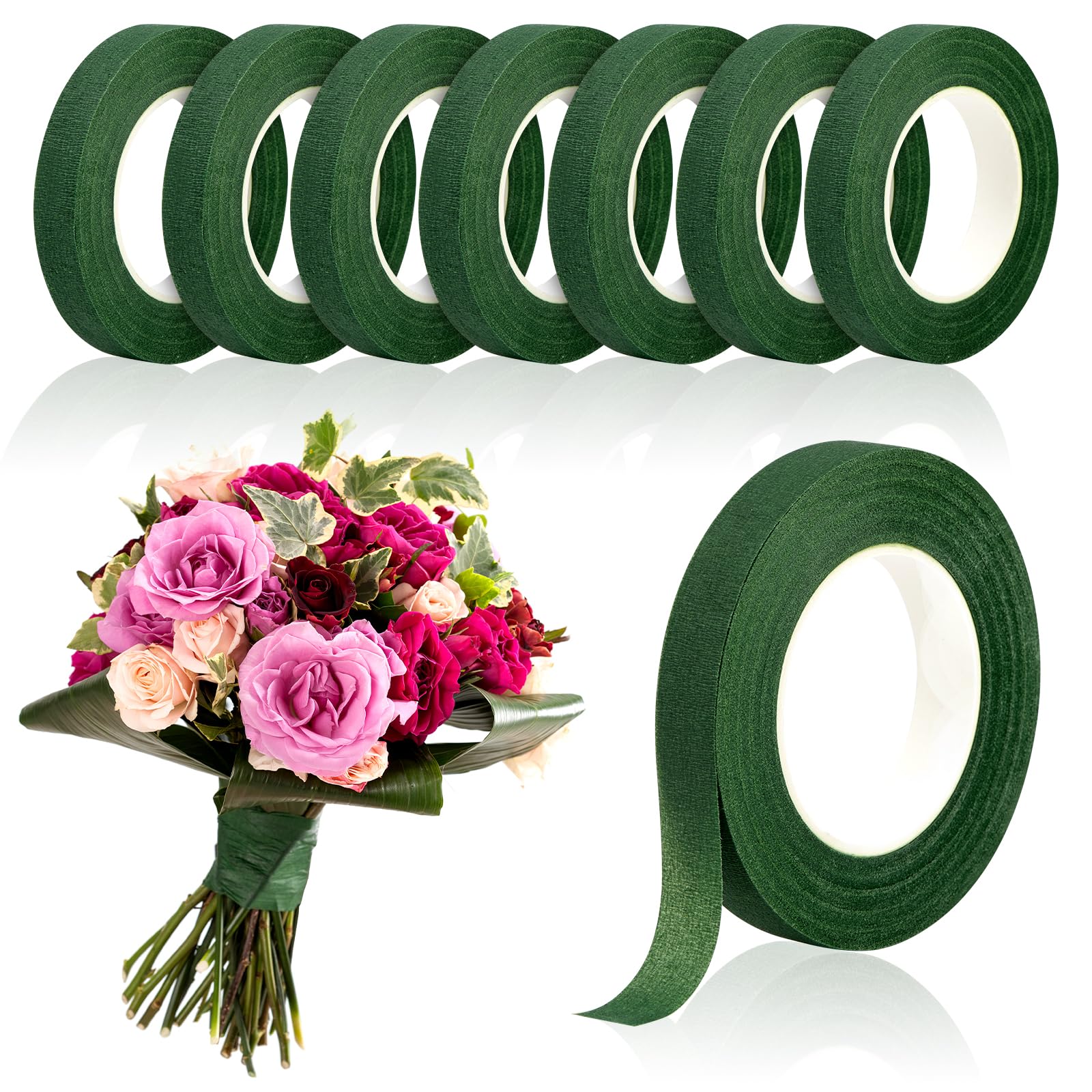 Anda Florist Supply - Ruban floral vert de 20 yards,