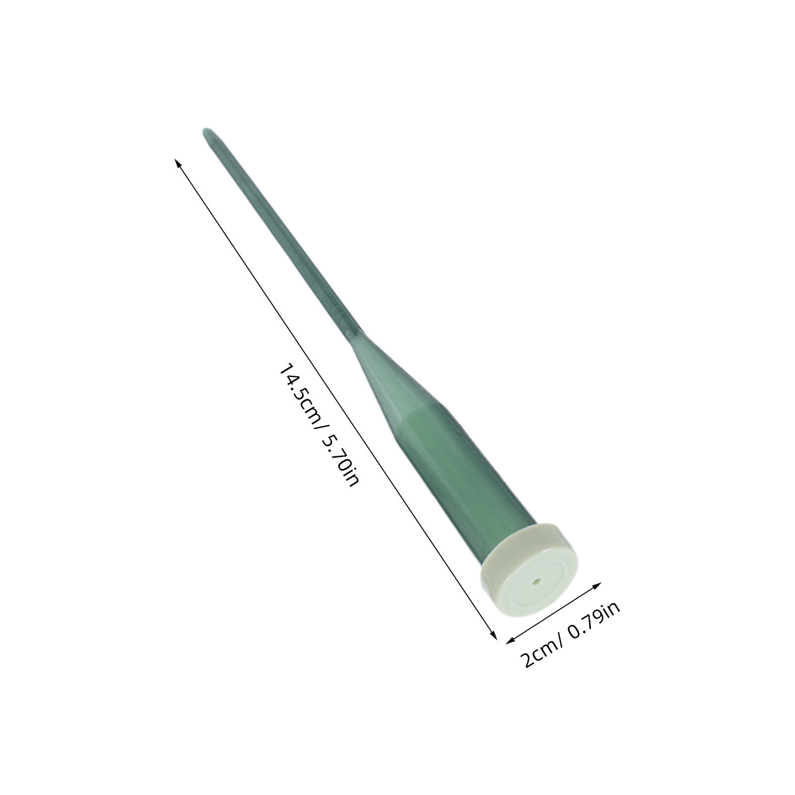 25 tubes de plastique vert pou - Anda Florist Supply avis et prix