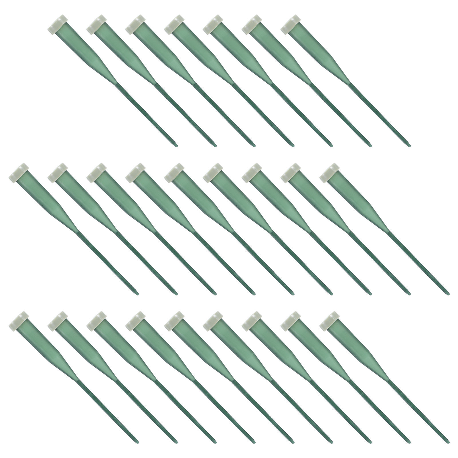 25 tubes de plastique vert pou - Anda Florist Supply avis et prix
