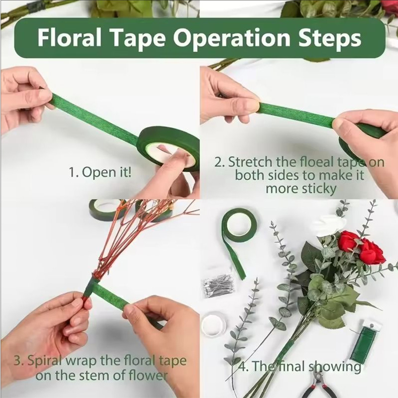 Ruban floral de 30 yards 12 mm - Anda Florist Supply avis et prix
